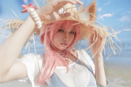 活力女神uki雨季cosplay图集欣赏