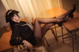 贞子蜜桃 NO.009 碧蓝航线 爱宕高雄制服 [35P-354MB]