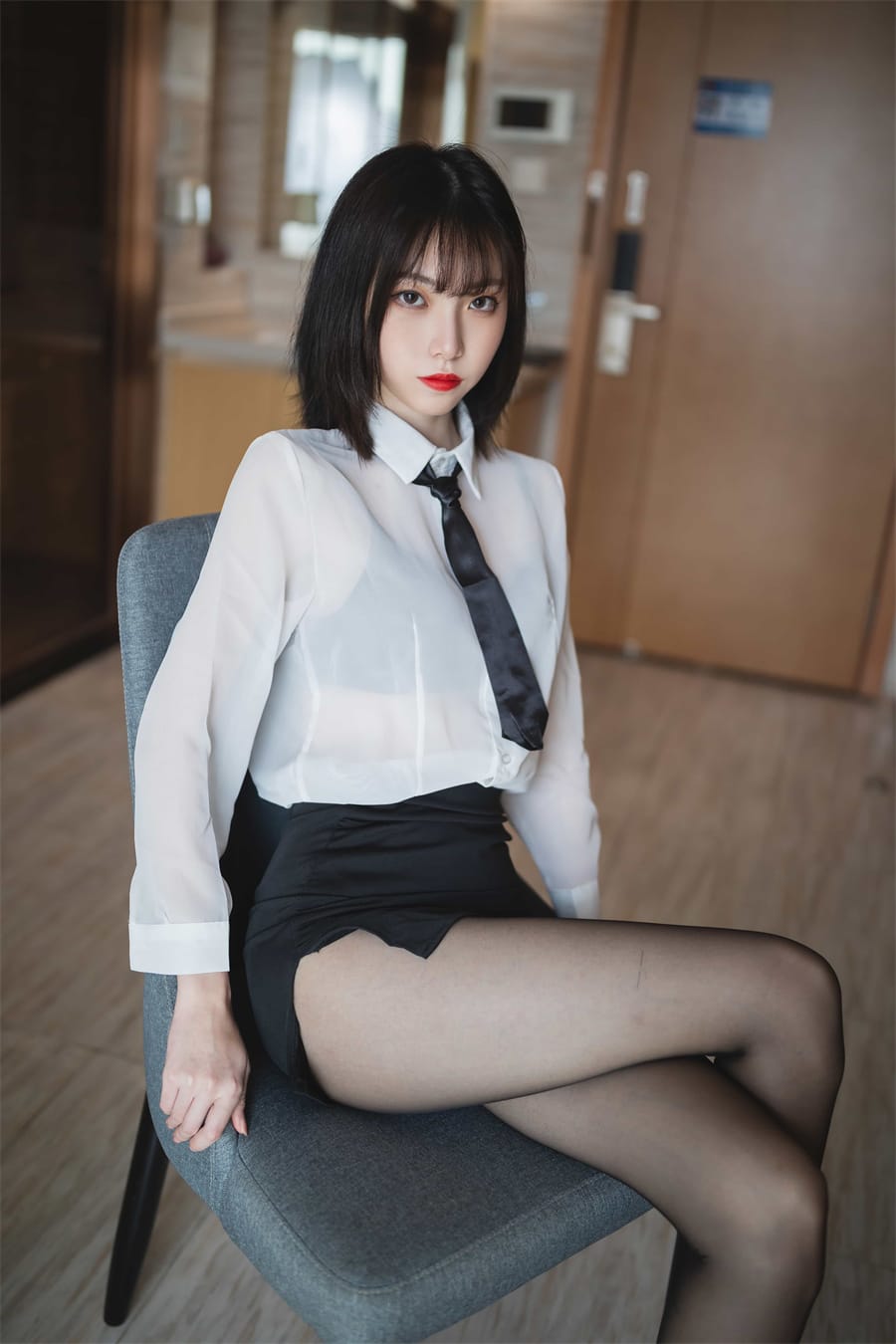 许岚LAN ol制服(2)