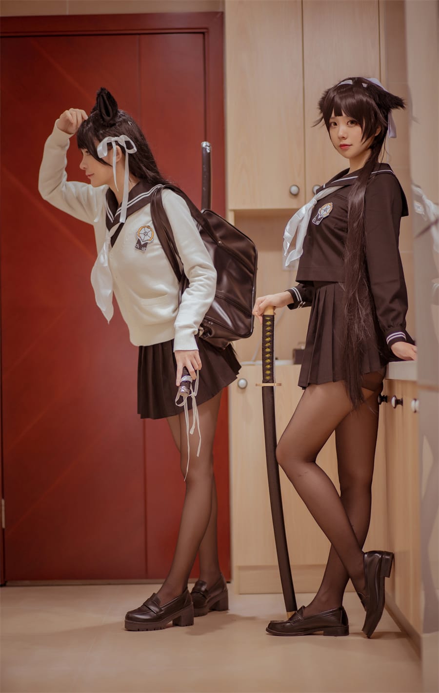 小野妹子w&前羽 校服 (4)